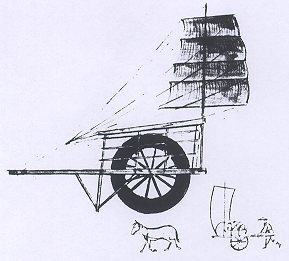 Who invented the ancient Chinese wheelbarrow?